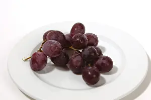 Cutout Food Prints: Grapes