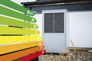 Energy Efficiency Classes Prints: Graphic with energy efficiency classes