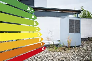 Energy Efficiency Classes Prints: Graphic with energy efficiency classes