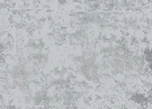 Deserted Structure Design Prints: A gray textured wall with a rough plaster surface