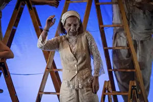 Prints of The Great Asylum, Cia. Estudi Zero, on the poetic work of Antonina Canyelles, Teatre Principal de Santanyi, Mallorca, Balearic Islands, Spain The Great Asylum, Cia Dance Prints: The Great Asylum Print, Mallorca, Spain
