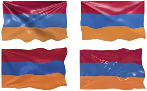 Related Prints: Great Image of the Flag of Armenia Print