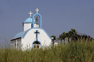 Prints of Greek chapel, Tigaki, Kos, Greece Kosovo Prints: Greek Chapel Print, Tigaki, Kos