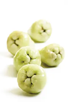 Exotic Fruit Nutrition Prints: Green Java apples (Syzygium samarangense)