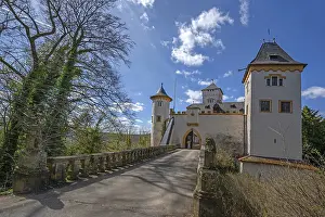 Greifenstein Castle Prints: Greifenstein Castle with access bridge
