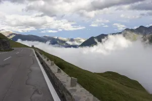 Hohe Tauern National Park Prints: Grossglockner high roads above the clouds