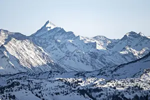 Deserted Mountain Peak Europe Prints: Grossglockner summit in winter