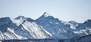 Eastern Alps High Mountain Range Prints: Grossglockner summit in winter