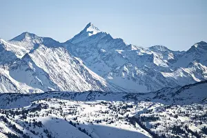 Eastern Alps High Mountain Range Prints: Grossglockner summit in winter