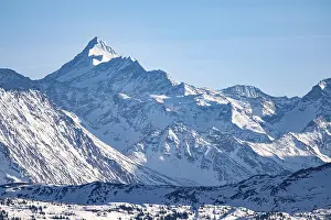 Tyrol Austria Mountains Prints: Grossglockner summit in winter