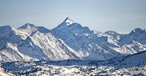 European High Mountain Ranges Prints: Grossglockner summit in winter
