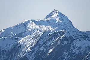 Austrian Mountainous Region Prints: Guffertspitze summit in winter
