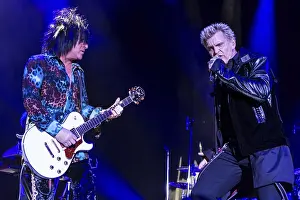 Music Festival Prints: Steve Stevens and Billy Idol Live in Lucerne Print