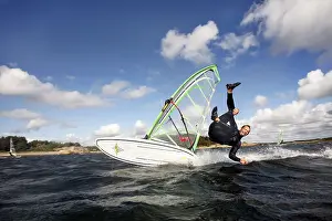 Water Sports Prints: Guy windsurfing