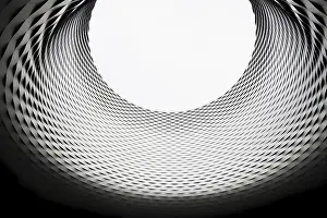 Central European Architectural Styles Prints: Hall ceiling, modern architecture