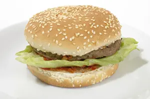 Hamburger Meal Prints: Hamburger