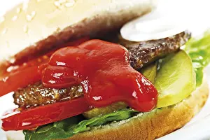 Fast Food Prints: Hamburger with ketchup