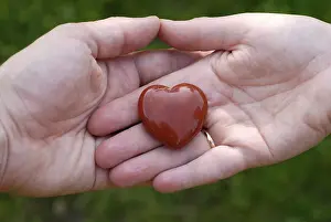 Couple Symbol Prints: Two hands with a heart