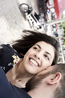Young Adult Relationship Prints: Happy affection laughing together