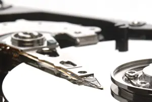 Studio Close Up Photo Prints: Hard drive, detail