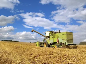 Combine Harvester Images Prints: Harvest