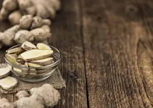 Ginger Slices Prints: Some healthy Ginger Slices (selective focus)