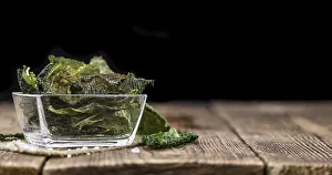 Selective Focus Food Images Prints: Some healthy Savoy Chips (selective focus)