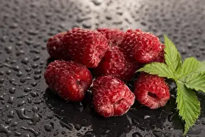 Raspberry Dessert Prints: Heap of raspberry