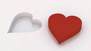 Heart Symbol Prints: Two hearts