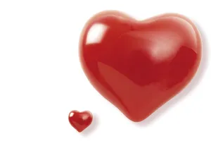Studio Shot Of Love Prints: Two hearts