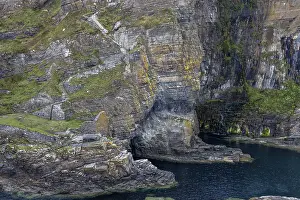 Hidden Waterfall Scotland Prints: Hidden waterfall, Elephant Cliffs