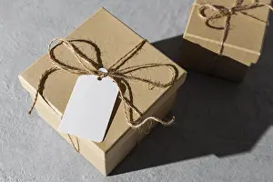 Traditional Catalan Cuisine Prints: High angle epiphany day gift boxes