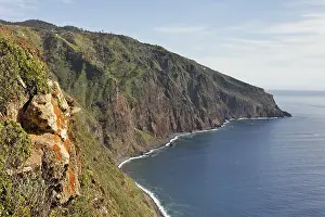 Steep Coastline Europe Prints: High cliffs at the lighthouse of