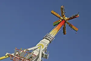 Munich Amusement Ride Prints: 'High Energy' Carousel