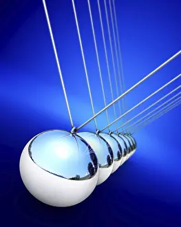 Scientific Research Images Prints: high resolution 3D rendering of a pendulum