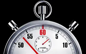 Deserted Sports Facility Prints: high resolution 3D rendering of a stop watch