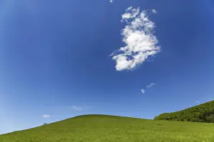 Teck Castle Germany Prints: Hill on the Albtrauf with cloud