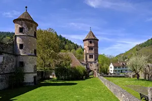 Southern German Churches Prints: Hirsau Monastery, former monastery complex of St