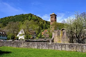 Baden Wurttemberg Landmarks Prints: Hirsau Monastery, former monastery complex of St