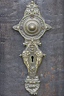 Deserted House Entrance Prints: Historic door fitting, around 1880