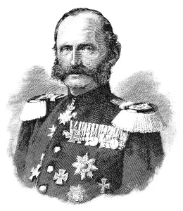 Historical German Royalty Prints: Historic drawing