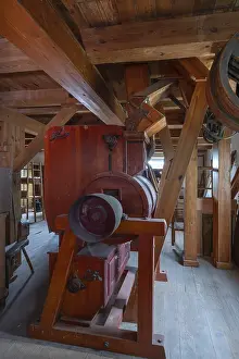 Central Europe Structures Prints: Historic grain mill in a former corn mill