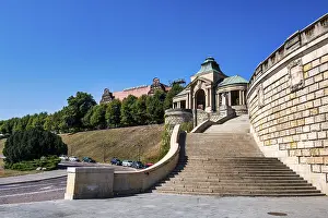 Polish Historic Landmarks Prints: Historic promenade on the Oder river