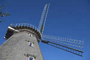Ahrenshoop Seaside Resort Prints: Historic windmill, now cafe