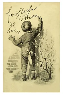 Vintage Easter Postcard Prints: Historical Easter greetings card