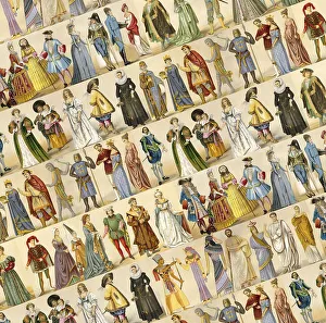 Historical Fashion Print from 1889