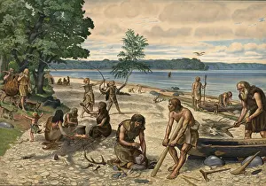 Archeological Representation Prints: Historical presentation from 1907