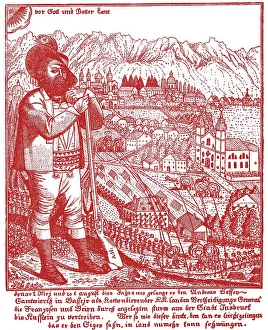 Historic Figure Germany Prints: Histrical flyer, Andreas Hofer