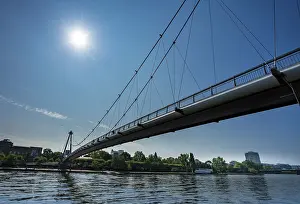 European River Landscapes Prints: The Hohlbeinsteg across the Main