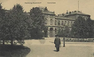 Northern Germany Healthcare System Prints: Hospital in the district of Eppendorf